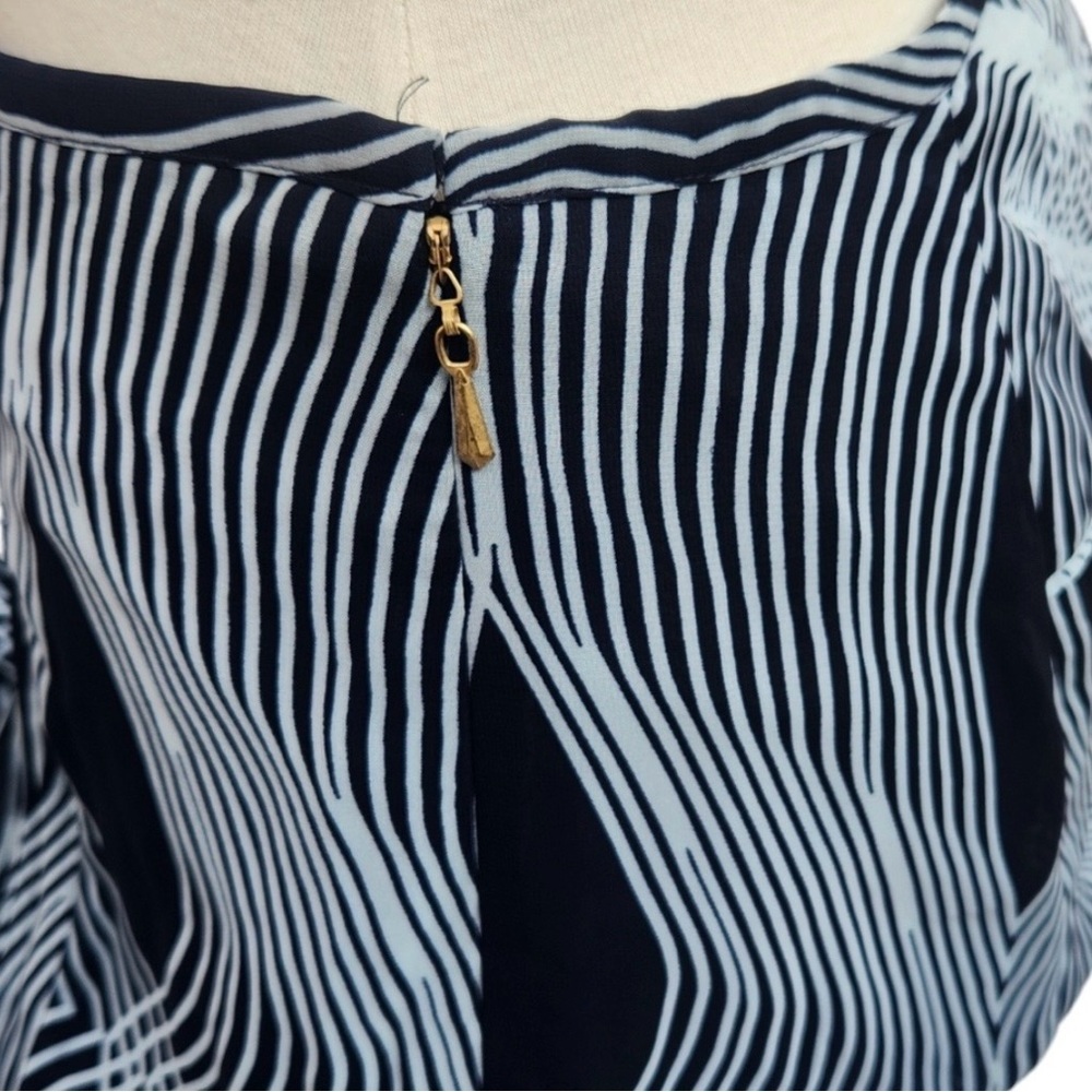 Leifsdottir Anthropologie Abstract Print Wide Leg Pants | Palazzo | Size 12 - Picture 6 of 8